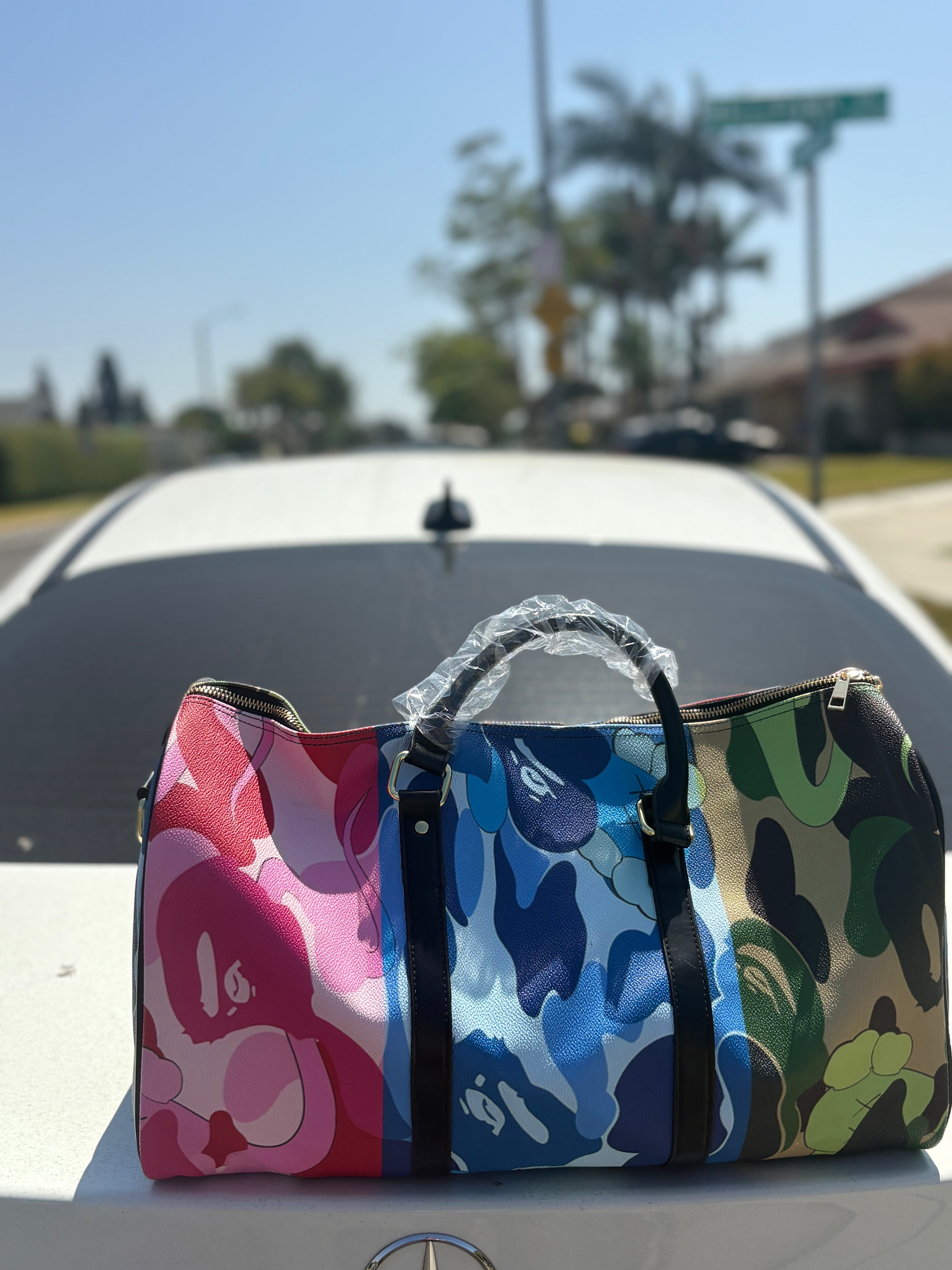 Color-block Duffle