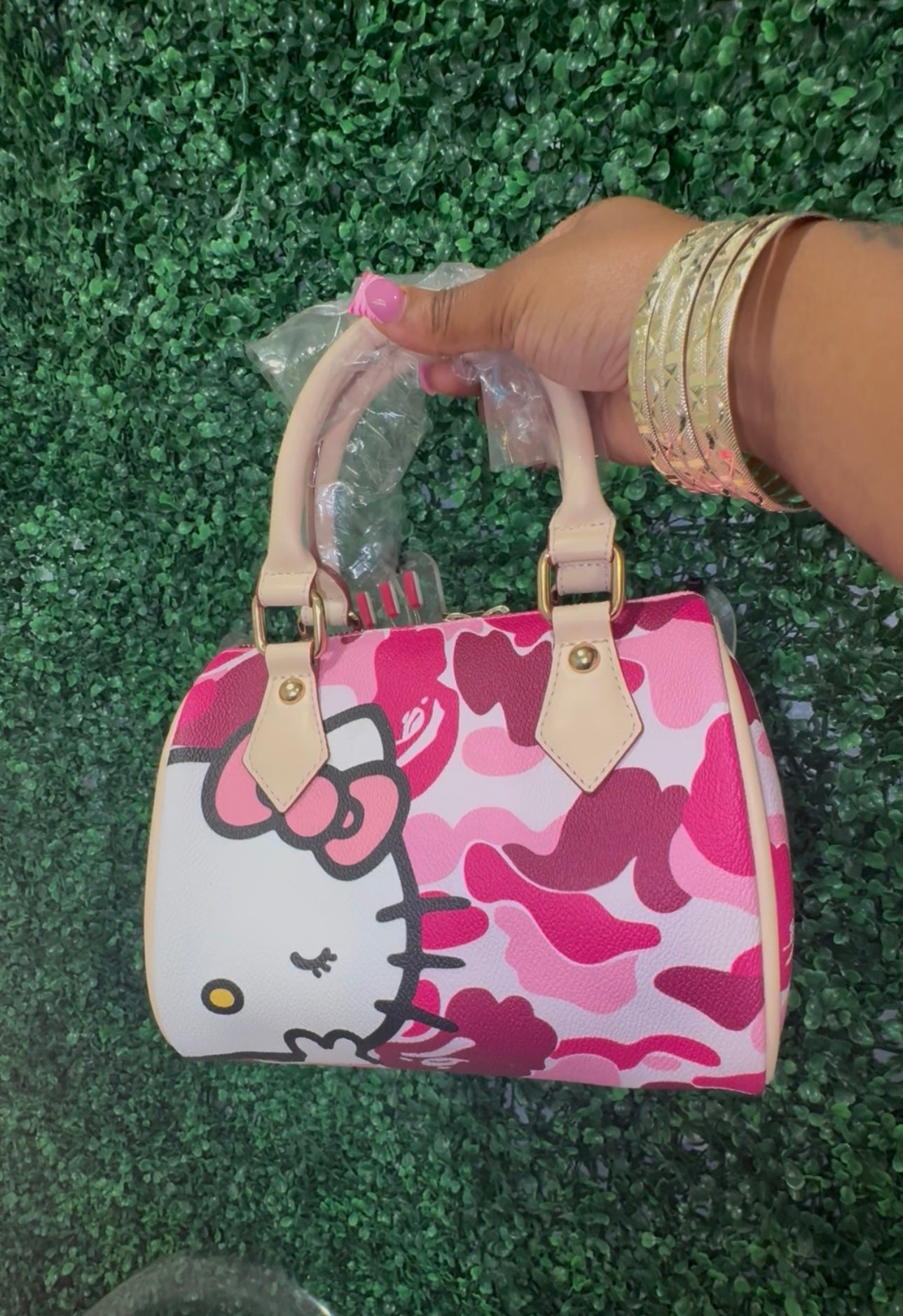 Pink camo icon mini