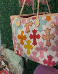 Pretty chrome tote (PRE ORDER)