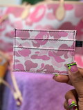 Pink code cardholder