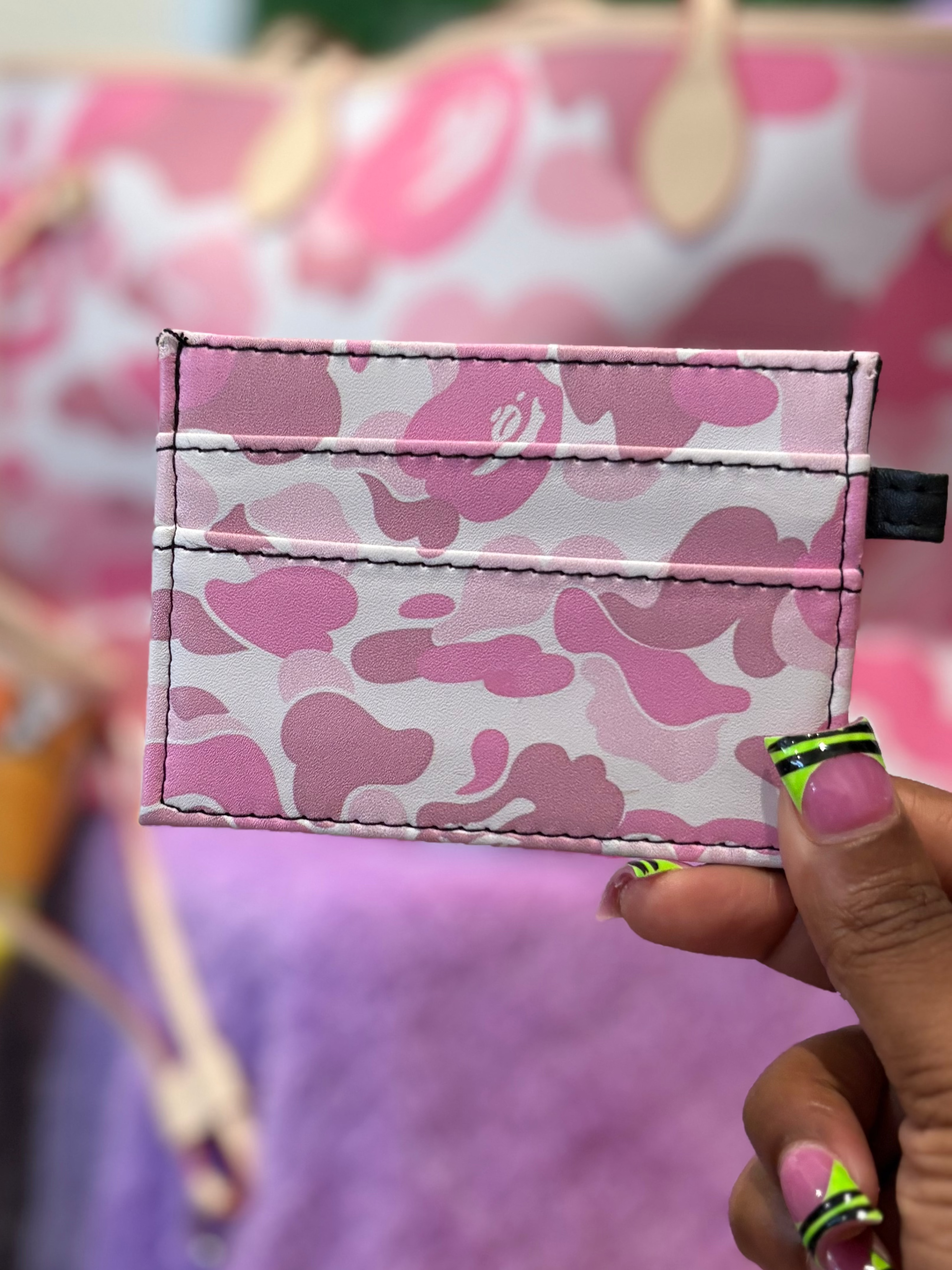 Pink code cardholder