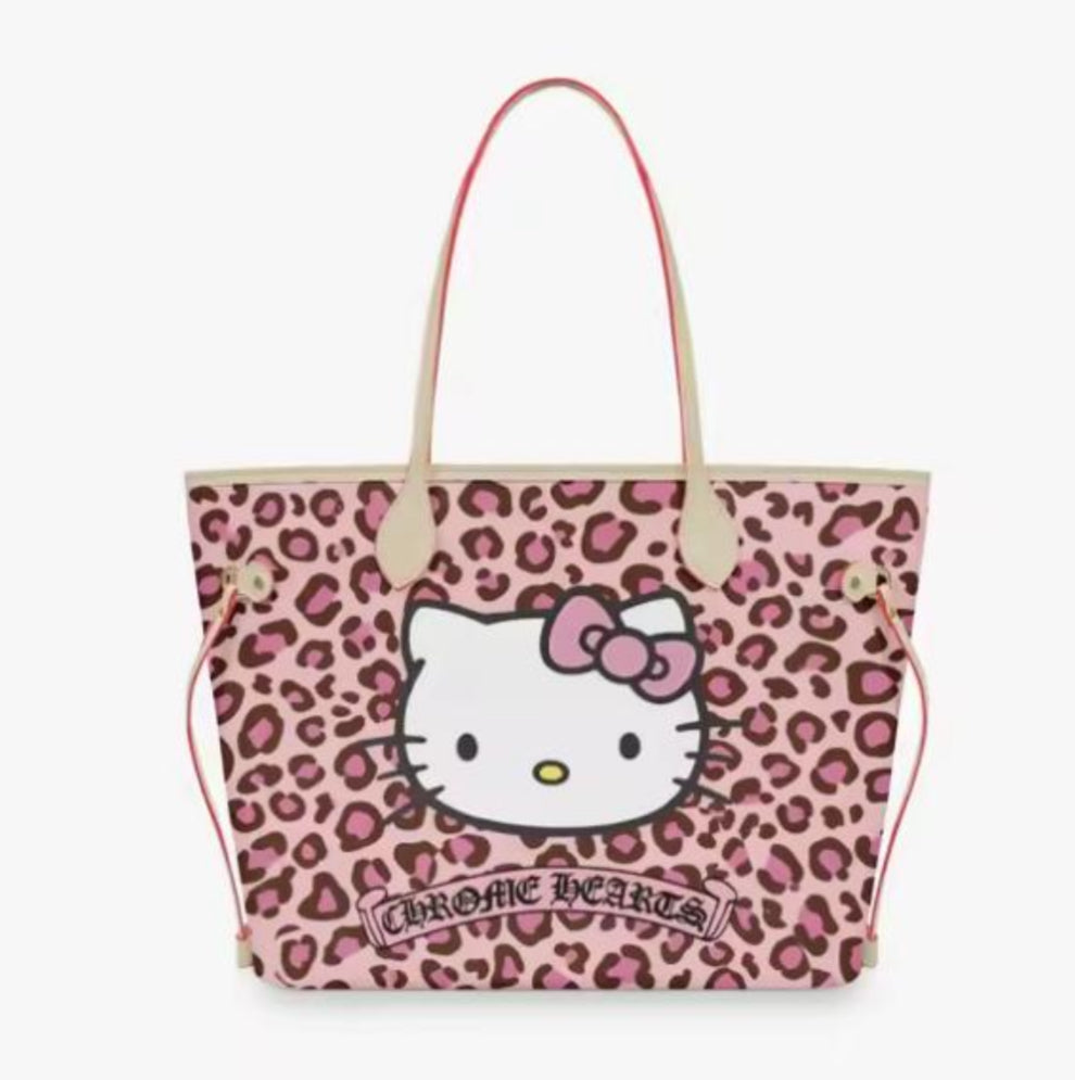 Chrome kitty tote
