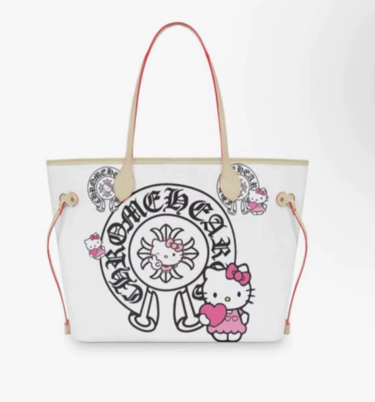 Chrome love kitty tote