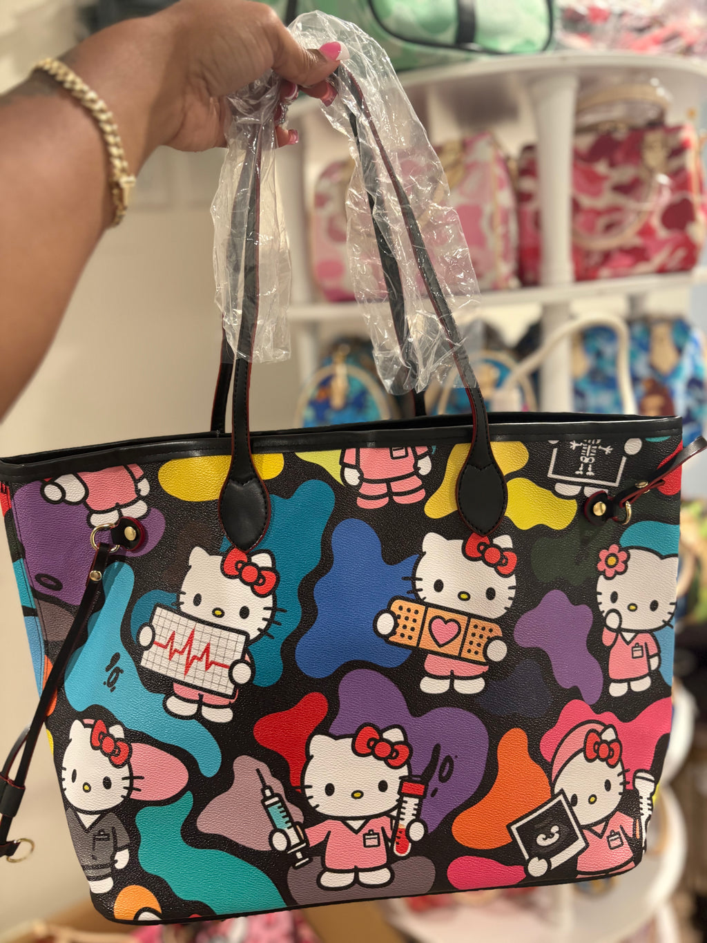 Dr. Kitty tote