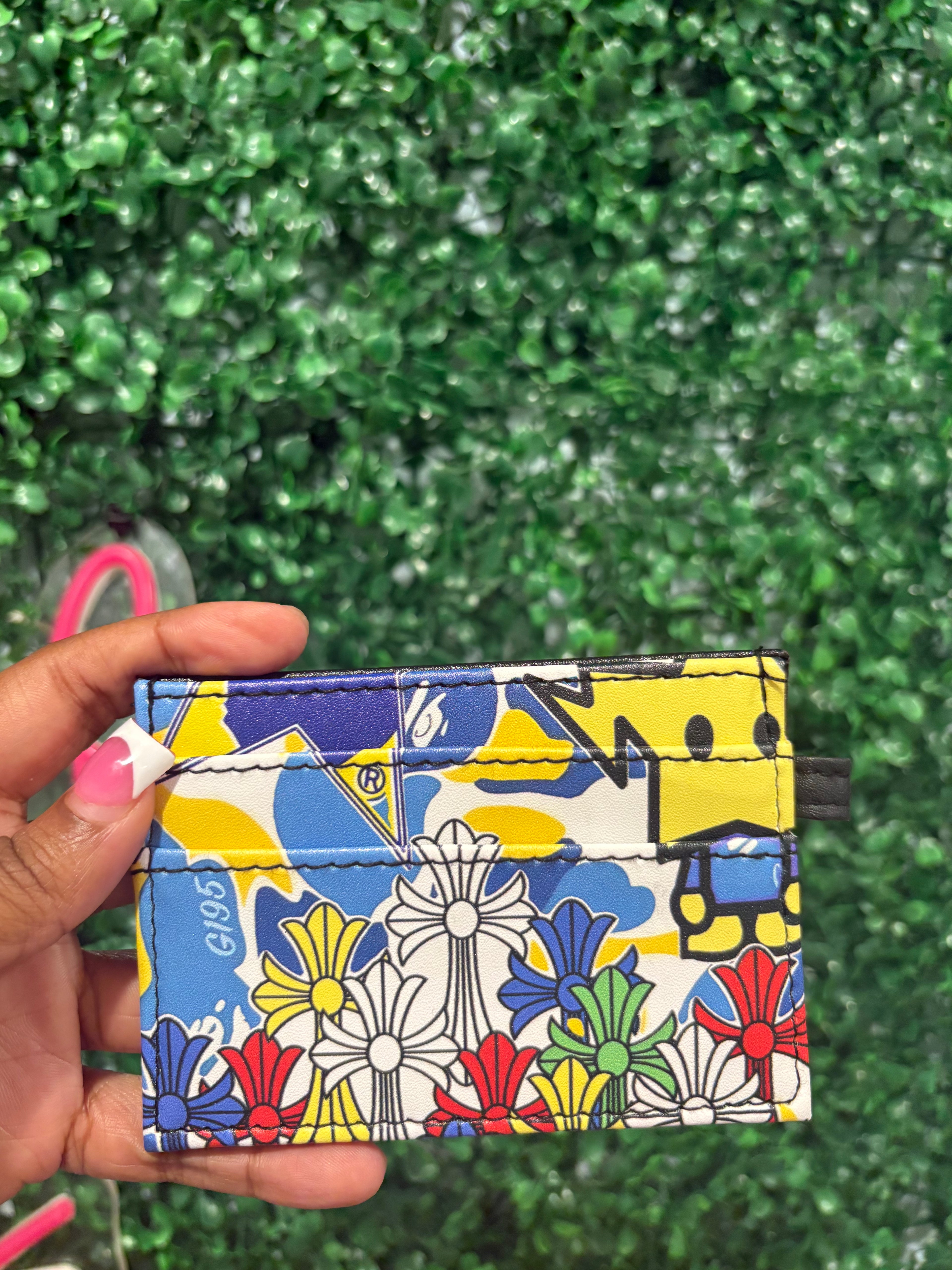 Chrome Garden card holder